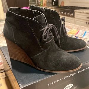 Lucky brand suede booties